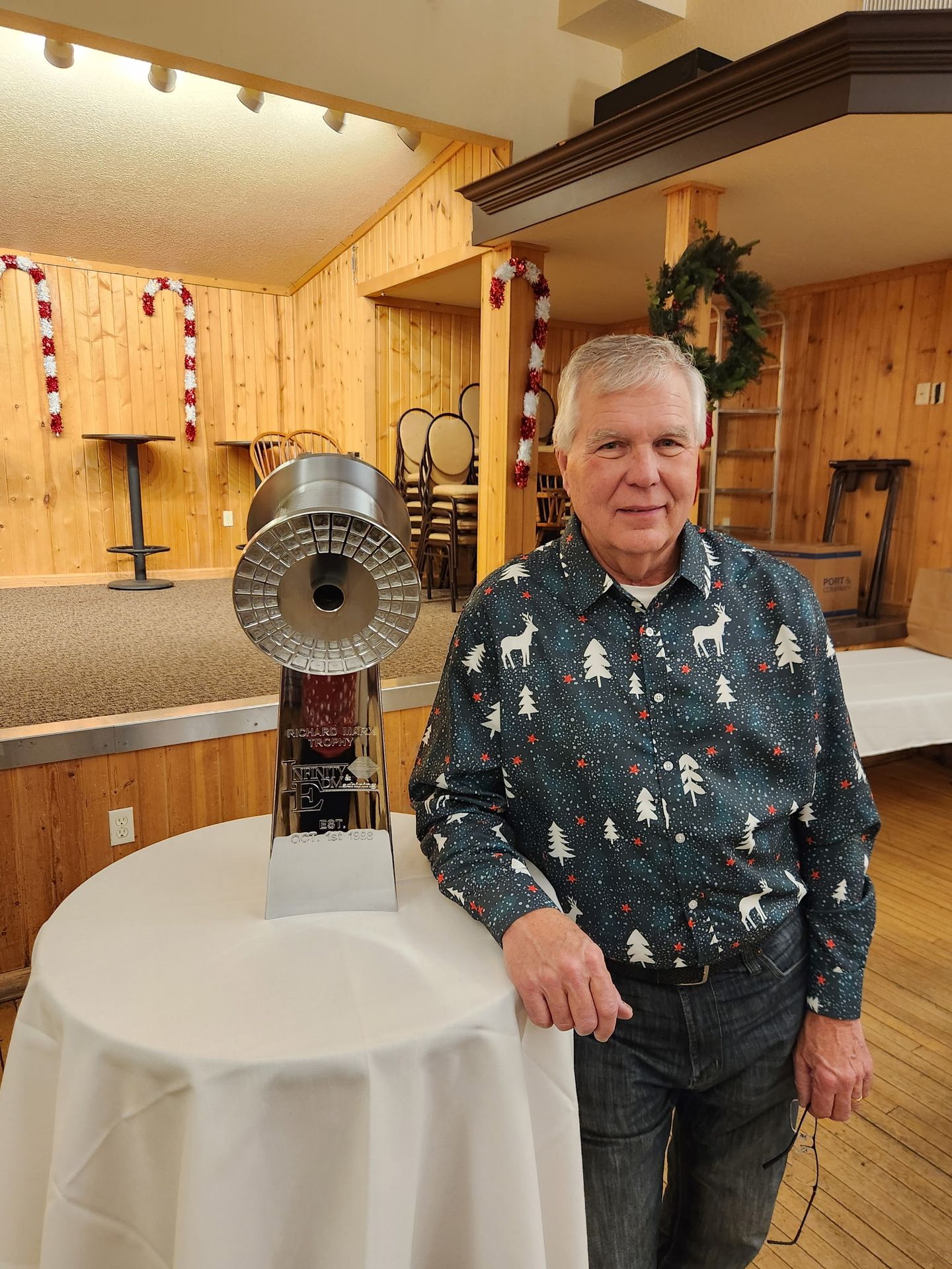 Rich Marx and Trophy